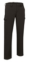Pantalón Técnico Elástico en tejido de Softshell de color negro, en Uniforma, personalizable con logo o texto con serigrafía o bordado - VL4170