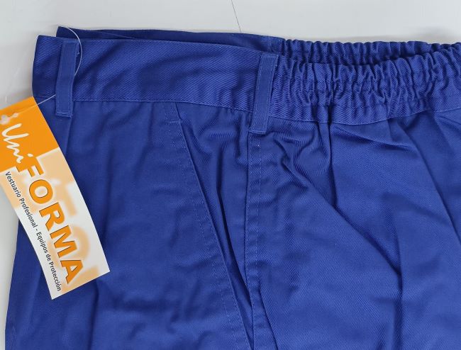 Oferta Pantalón de trabajo barato Outlet Oferta en Uniforma, de color azul royal, especial mecánicos - OF101