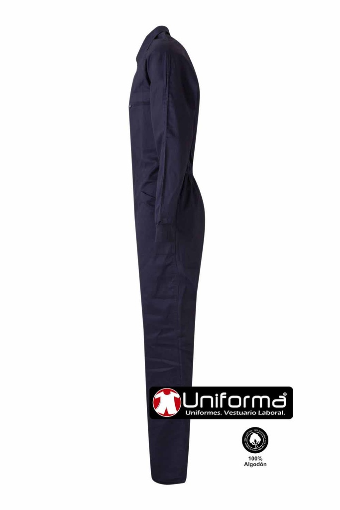 Mono de trabajo de algodón 100% ligero de 180grms, con cierre de cremallera central y mangas ranglan, personalizable con logo de empresa en Uniforma