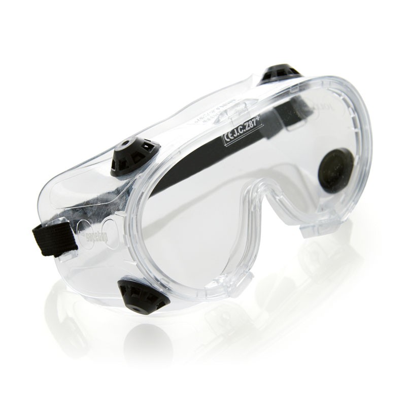 Pack 10 Gafas Integrales Ocular Claro con Válvulas - SF10420