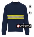 Sudadera Algodón Banda Reflectante Bicolor - UN308