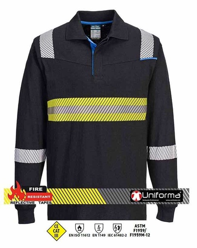 [PFR71150] Polo Ignífugo con Reflectantes para ATEX - PFR71150