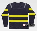 Camiseta Técnica Manga Larga con cintas Alta Visibilidad - TC3979