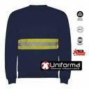 Sudadera de Trabajo con Banda Reflectante Bicolor Segmentada - UN3280