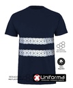 Camiseta algodón Con Reflectantes Poligonales - UN10403