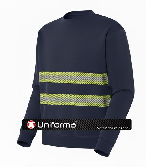 Sudadera Bandas Reflectantes Bicolor - UN2290