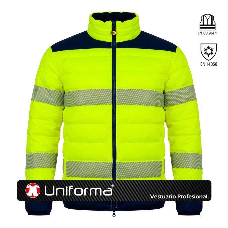 Parka Acolchada Reversible Alta Visibilidad - BW4122