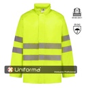 Chaqueta de lluvia Alta Visibilidad Monocolor - BW4125