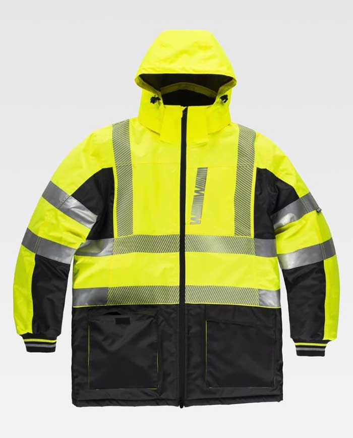 Parka acolchada impermeable de alta visibilidad - TC3515
