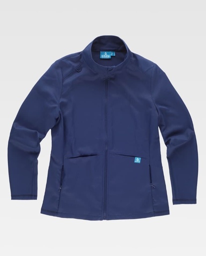 [TB9136] Chaqueta de Mujer Microfibra Elástica - TB9136 (Azul Marino)
