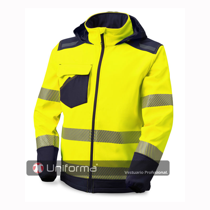 Chaqueta Stretch Softshell Bicolor - MC423118YFA