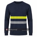 Camiseta Manga Larga Puños con Bandas Reflectantes - UN1235