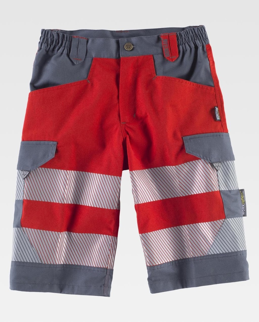 Bermuda Roja Reflectante - TC2706