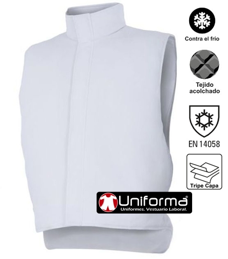 Chaleco Ambientes fríos Sin Bolsillos V255901