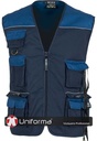 Chaleco Tipo Safari Combinado Multibolsillos - TWF1854