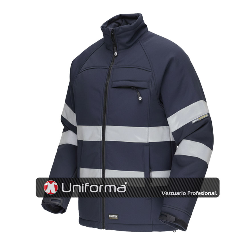 Chaqueta Softshell Bandas Reflectantes - TS9035