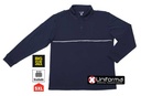 [TR160] Polo de vigilante de seguridad Manga Larga -TR160 (Azul Marino)