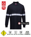 Polo Anti estático Resistente a la llama con cinta reflectante -  PFR03