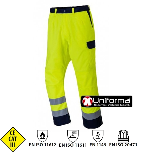 Pantalón Alta Visibilidad Ignífugo Bizflame Pro - PFR92