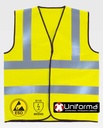 [THVTT90] Chaleco ESD Alta visibilidad Disipativo - THVTT90 (Amarillo Fluor)