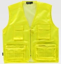 [TC3640] Chaleco Safari Alta Visibilidad - TC3640 (Amarillo Fluor)