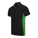 [V105504] Polo Bicolor Manga corta - V105504 (Negro / Verde)