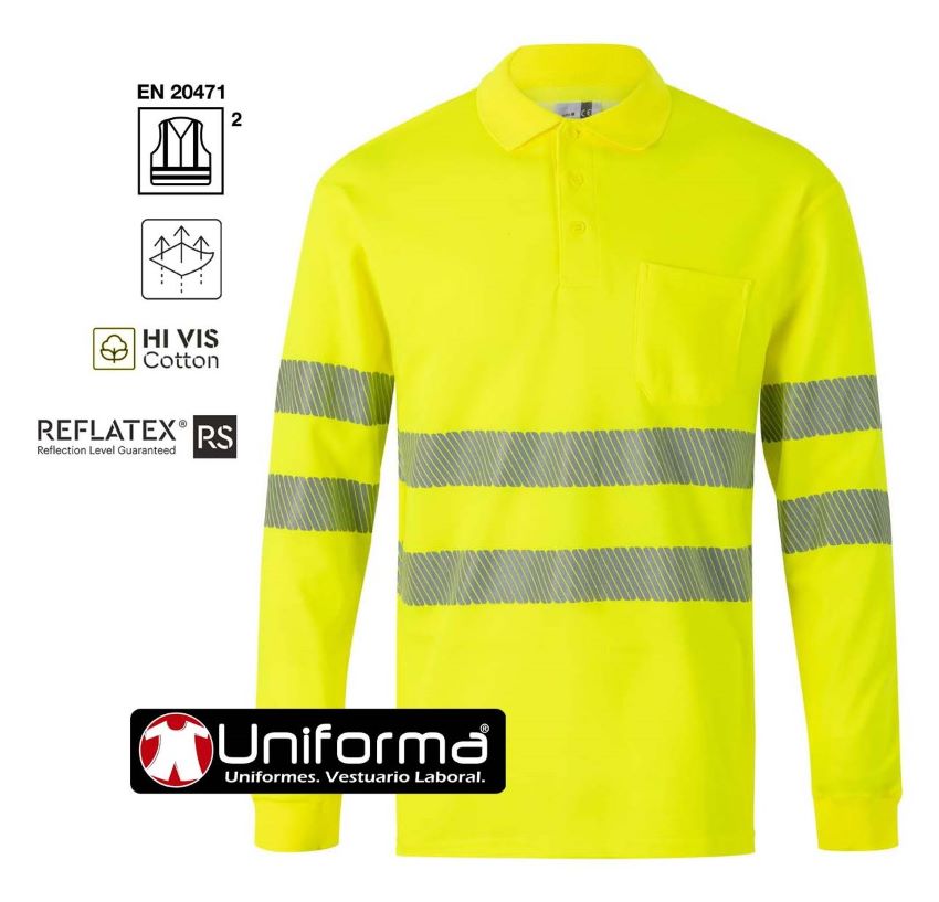 Polo Algodón Alta Visibilidad V305524