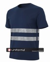Camiseta Algodón con Bandas Reflectantes - UN003