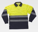 [TC3891] Polo Alta Visibilidad Manga larga - TC3891 (Amarillo / Marino)