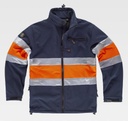 [TS9520] Chaqueta Softshell Alta visibilidad - TS9520 (Marino / Naranja)