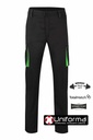 Pantalón Bicolor Elástico Multi Bolsillos - V103024S