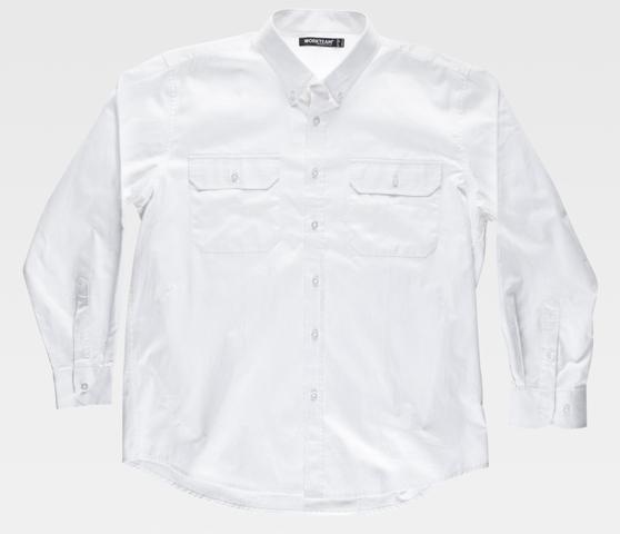 Camisa de Algodón 100% de Manga Larga - TB8300