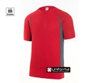 [V105501] Camiseta Técnica Bicolor - V105501 (Rojo / Gris)