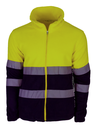 [PR5630] Polar Alta Visibilidad Cremallera Completa - PR5630 (Amarillo / Marino)