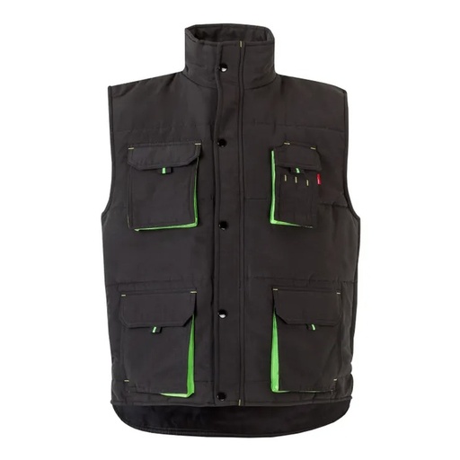 [V205902] Chaleco Bicolor Multibolsillos - V205902 (Negro / Verde)