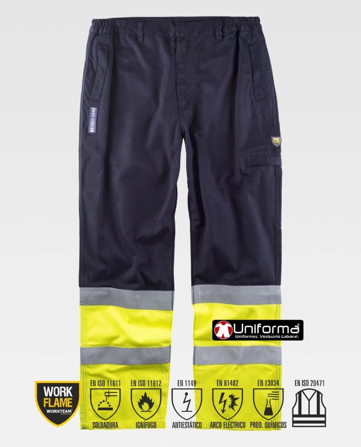 Pantalón de Alta Visibilidad Ignífugo Multinorma - TB1491