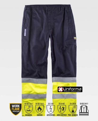 [TB1491] Pantalón de Alta Visibilidad Ignífugo Multinorma - TB1491