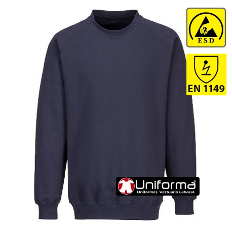 Sudadera ESD Disipativa Anti-Estática - PAS24