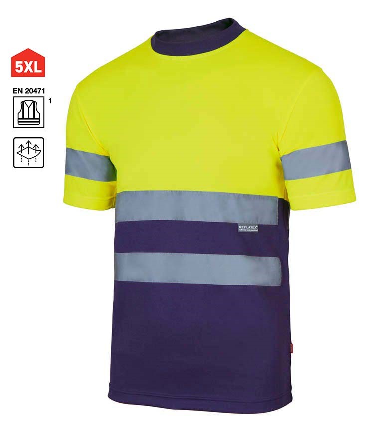 Camiseta Bicolor Alta Visibilidad  - V305506