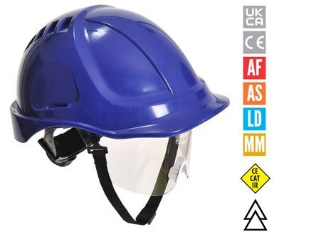 Casco con Visor Incoloro - PPW54