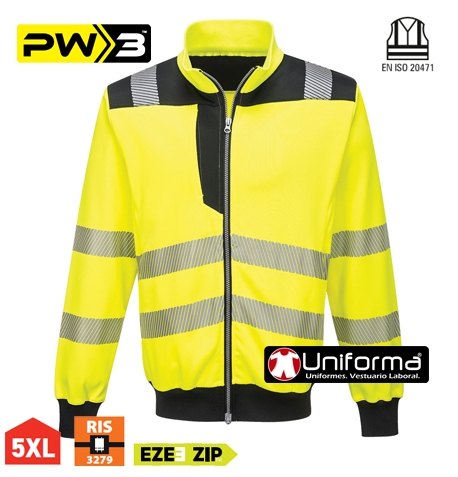 Sudadera Alta Visibilidad Cremallera - PPW370