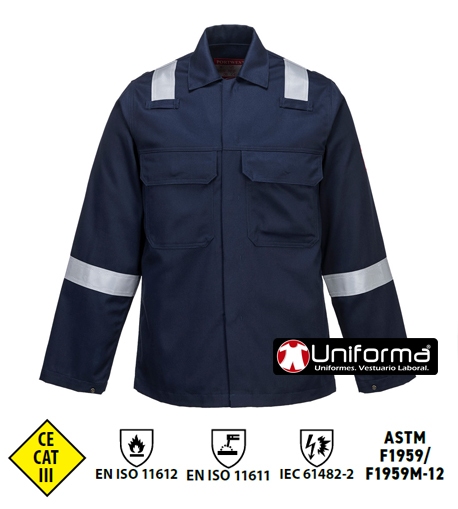 Chaqueta Ignífuga Soldadura Arco-Eléctrico - PBZ13