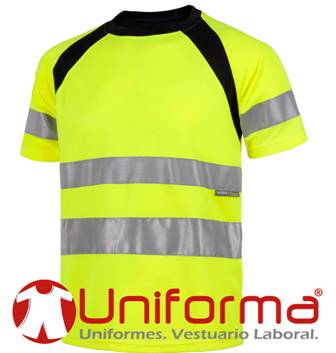 [TC2941] Camiseta Reflectante Alta Visibilidad Bicolor Clase 2 - TC2941 (Amarillo Fluor)