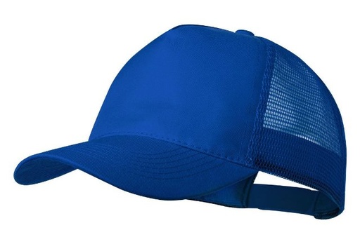[MK6337] Gorra de 5 paneles con tejido de rejilla MK6337 (Azul Royal)
