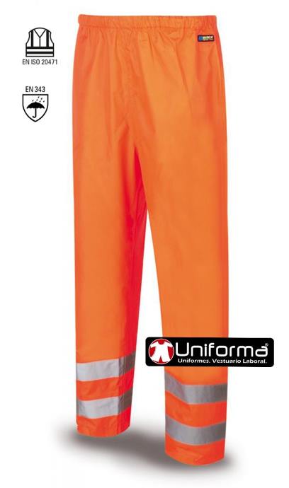 Pantalón Impermeable Alta visibilidad Clase 3 - MC288-PAFN