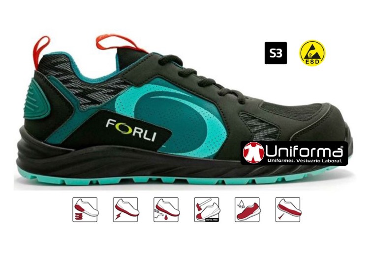 Zapato de Seguridad S3 SRC ESD - FO5003