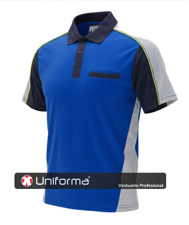 Polo Combinado Tricolor Vivos reflectantes - TWF5855