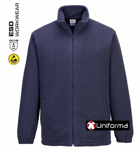 [PAS26] Polar Antiestático ESD Disipativo - PAS26 (Azul Marino)