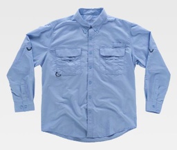 [Workteam B8500] Camisa Safari con aberturas - TB8500