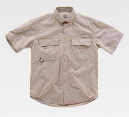 [Workteam B8510] Camisa Safari Manga Corta - TB8510